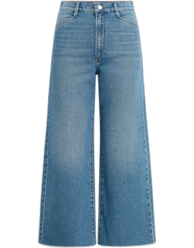 The Mischa Super High-rise Wide Cropped Jeans
