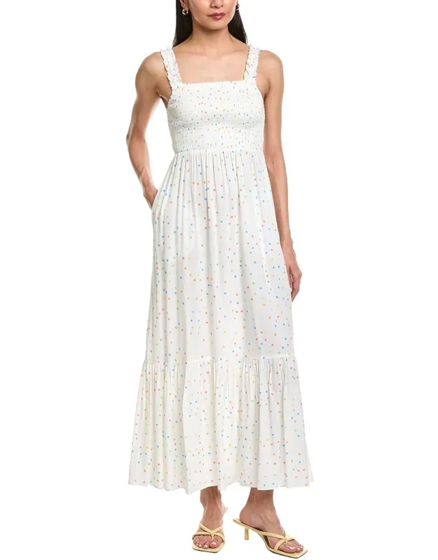 Ruffled Strap Maxi Dress