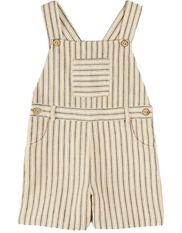 Holland Striped Pocket Front Dungarees
