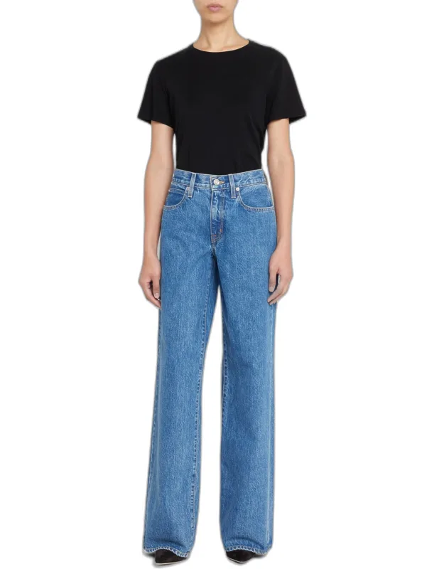 Mica Low-rise Wide Relaxed Jeans Full Length