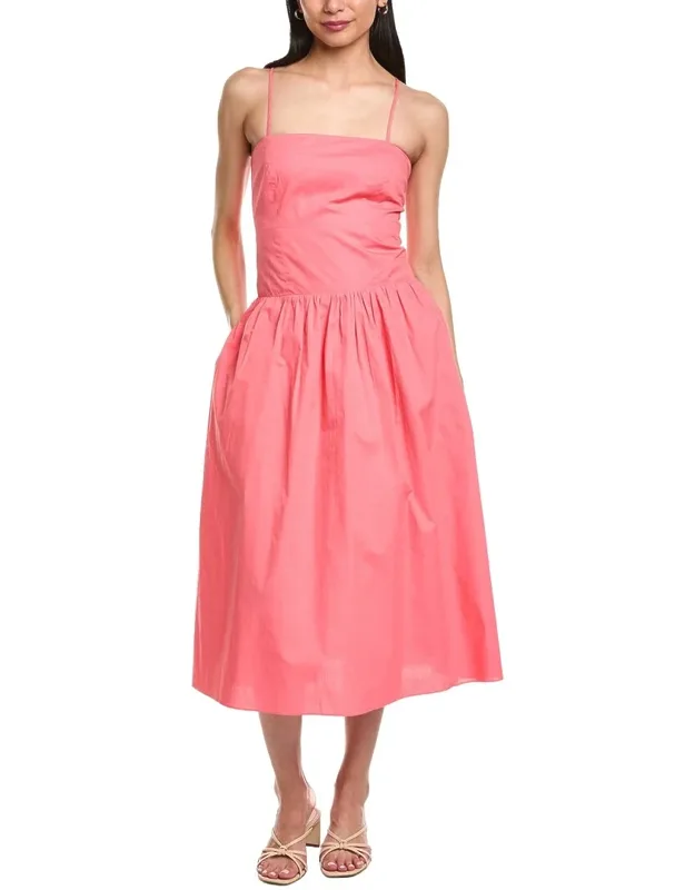 Drop-waist Midi Dress