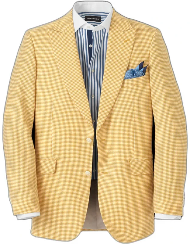Houndstooth Wool Sport Coat