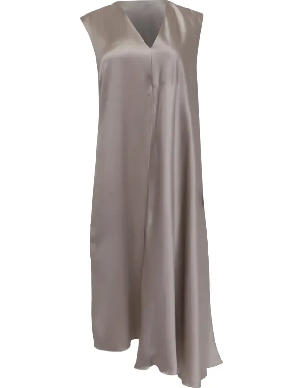 V-neck Midi Dress
