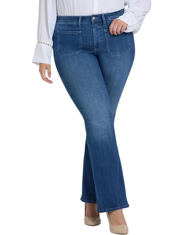 Ava Cool Marine Flare Jeans