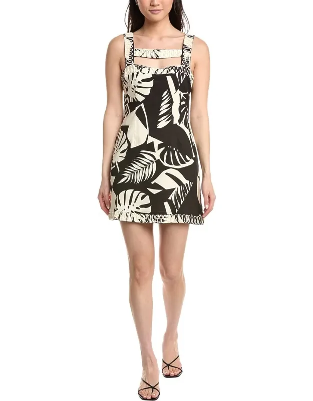 Linen-blend Dress