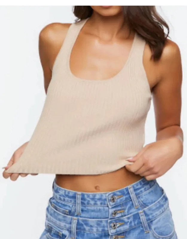 Racer Back Sweater Tank