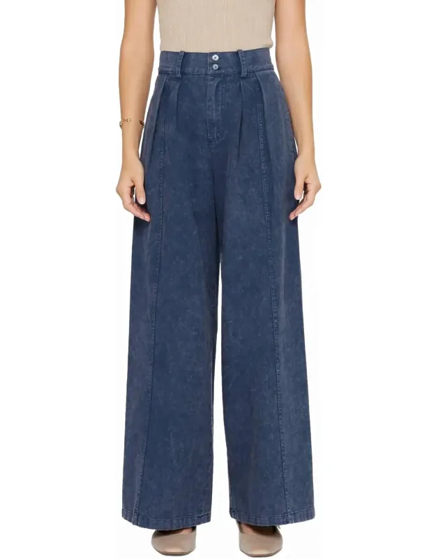 Wide Denim Pants