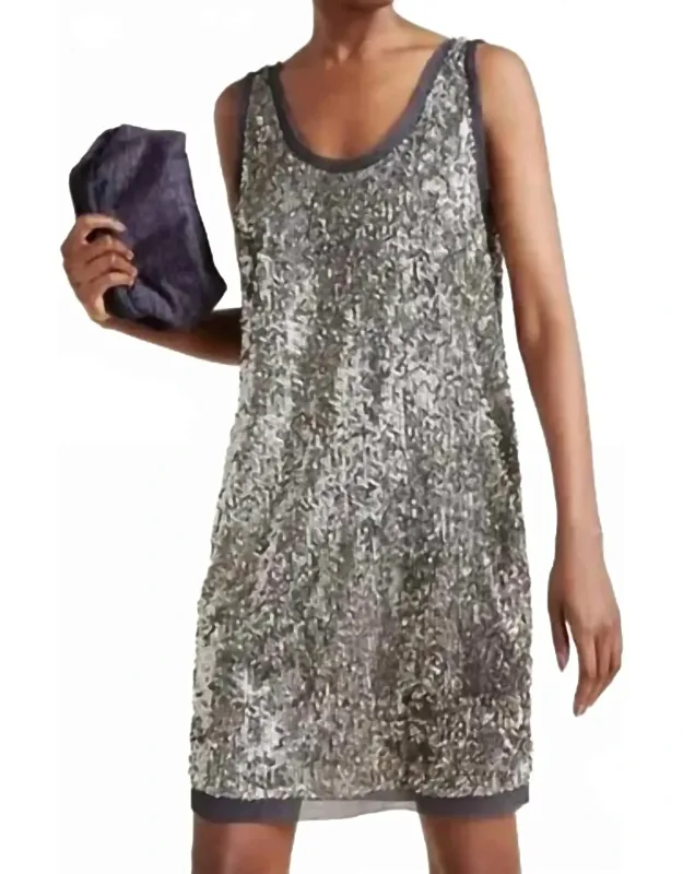 Carmela Sequined Tank Dress