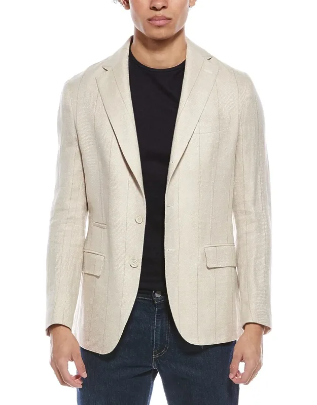 Linen & Wool-blend Jacket