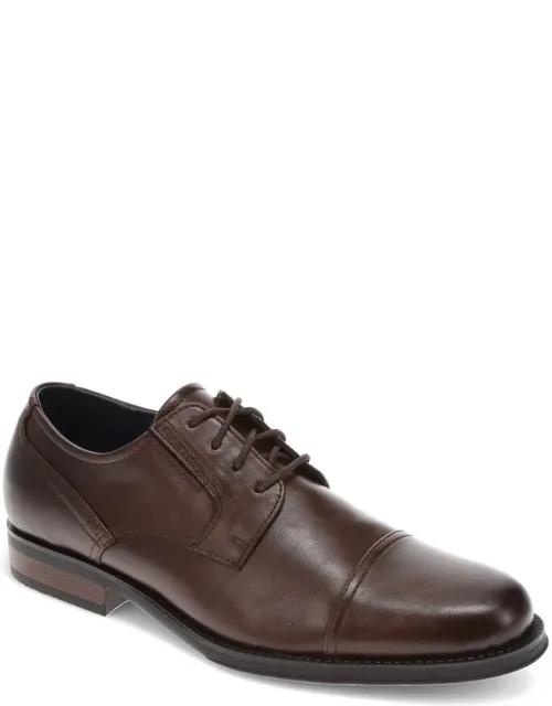 Echo Synthetic Leather Cap Toe Dress Oxford Lace Up Shoes