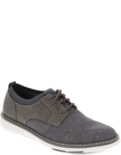 Edgehill Knit And Synthetic Leather Dress Casual Lace Up Oxford Shoes
