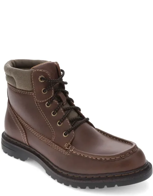 Rugged Casual Classic Moc Toe Boots