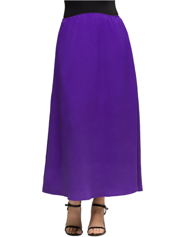 Maternity Elastic Waist A Line Maxi Skirt