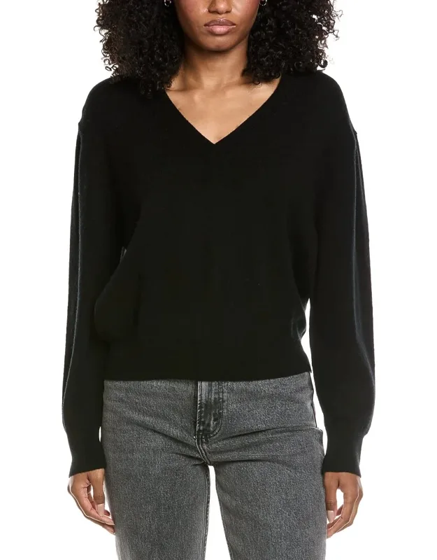Easy V-neck Wool & Cashmere-blend Sweater