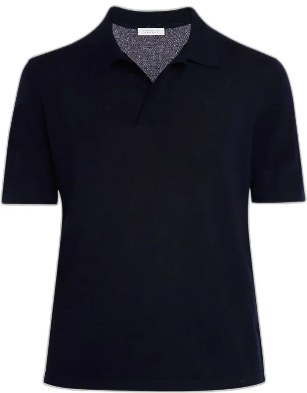 Stendhal Cashmere Knit Polo Shirt