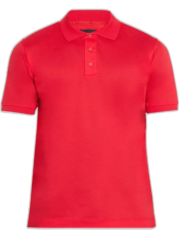 Cotton Pique Polo Shirt