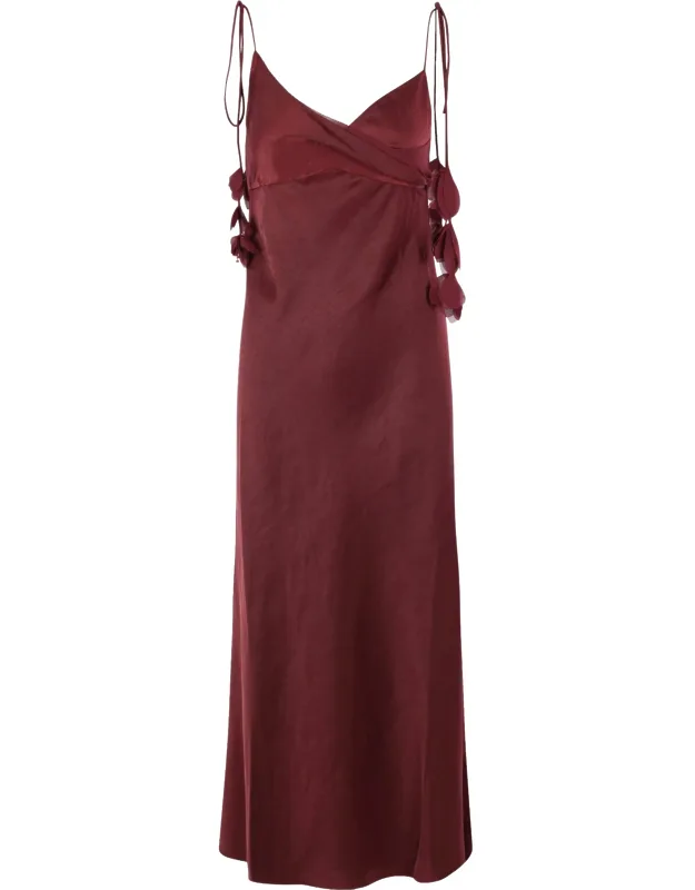 Long Dress With Floral Pattern