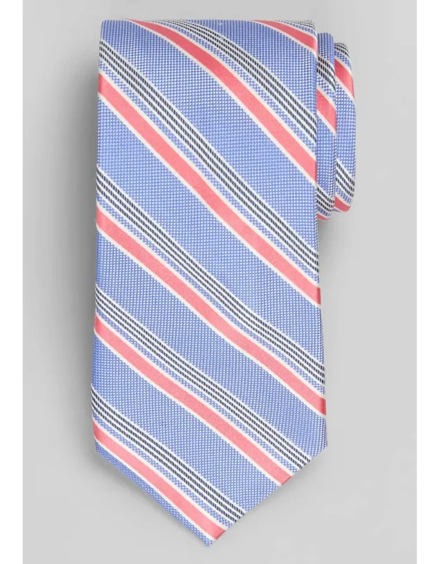 Traveler Collection Cyber Stripe Silk Tie