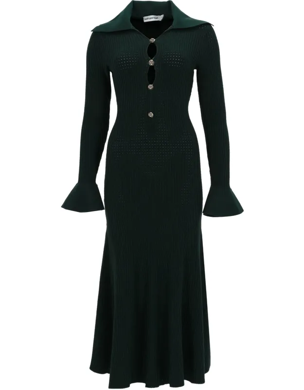 Midi Dress With Cut-out