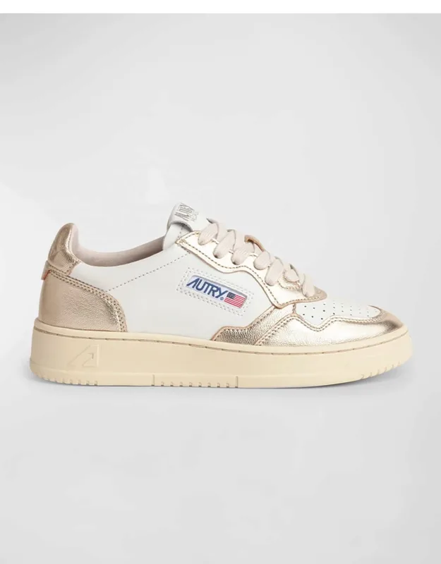 Medalist Low-top Bicolor Leather Sneakers