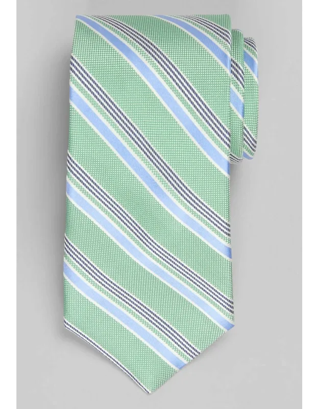 Traveler Collection Cyber Stripe Silk Tie