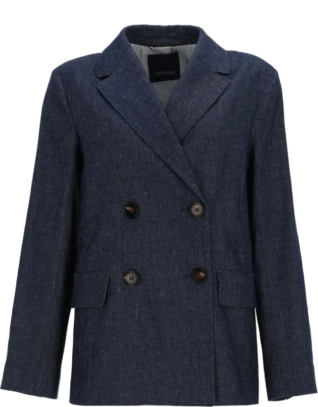 Double-breasted Cotton Blazer