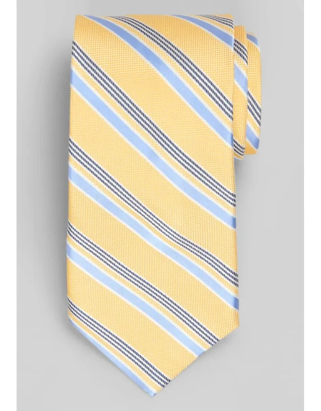 Traveler Collection Cyber Stripe Silk Tie
