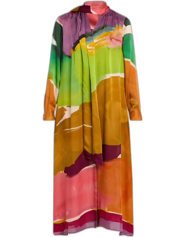 Silk Scarf Dress
