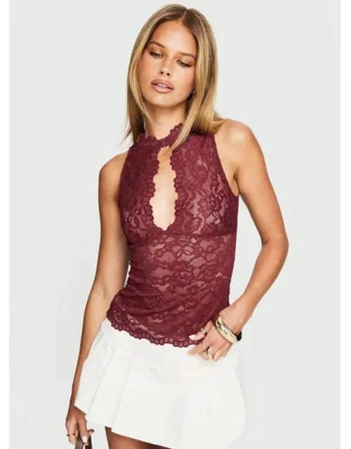 Quinbie Lace Sleeveless Top