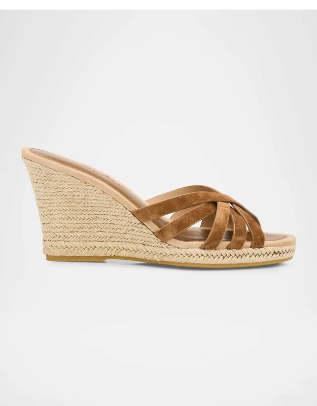 Phylina Suede Espadrille Wedges