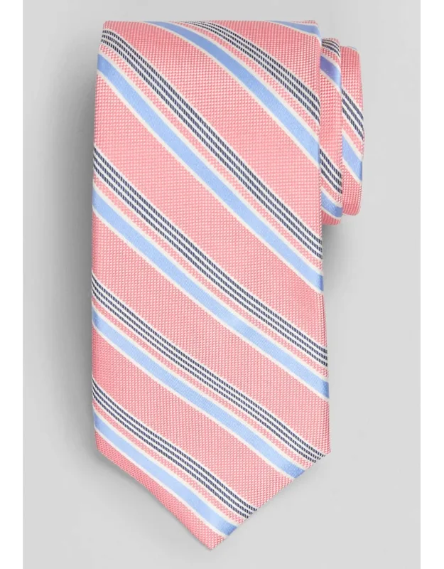 Traveler Collection Cyber Stripe Silk Tie