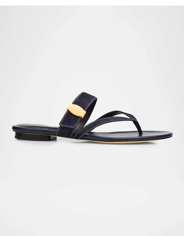 Salva Dash Suede Thong Sandals