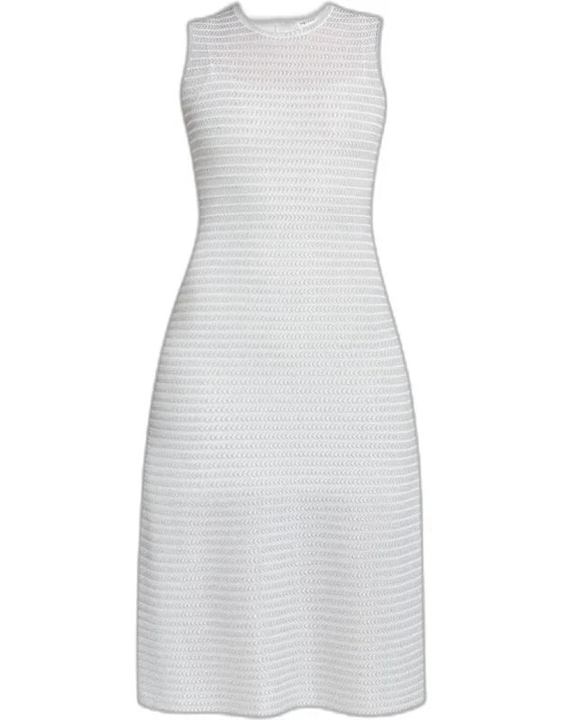 Shimmer A-line Midi Dress