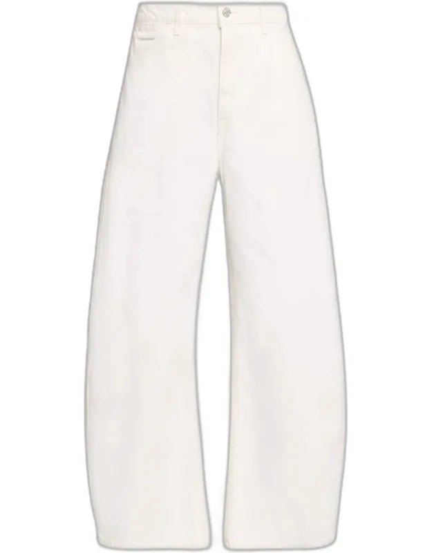 Barrel-leg Ankle Jeans