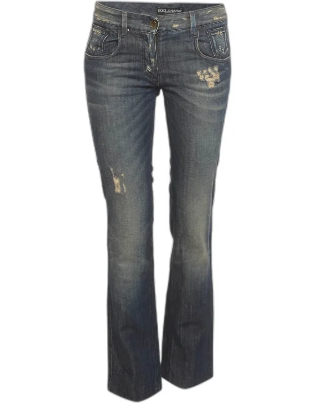 Distressed Denim Jeans