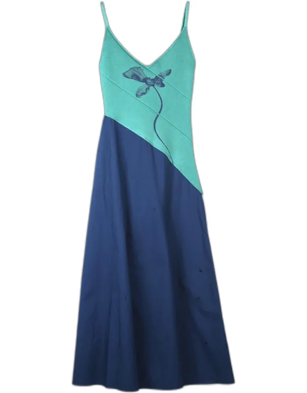 Barley Mixed-media Maxi Dress