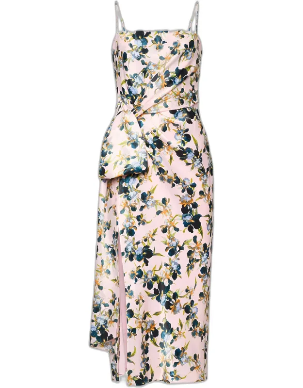 Trailing Iris Midi Dress
