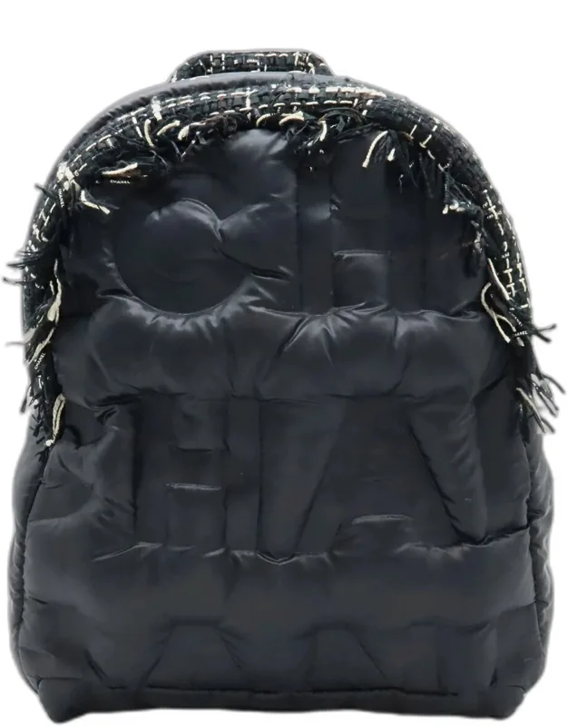 Doudaune Coconnege Backpack/daypack Embossed Nylon Tweed