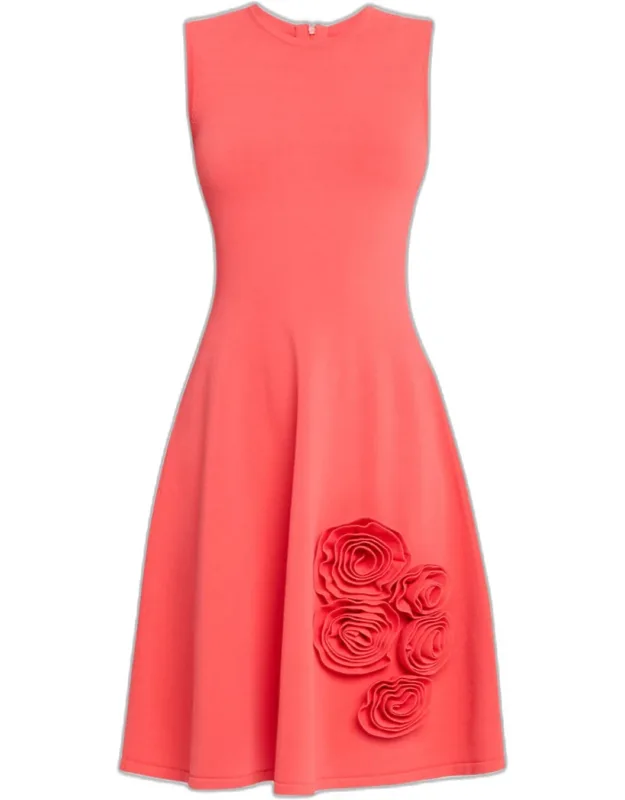 Knit Sleeveless A-line Dress