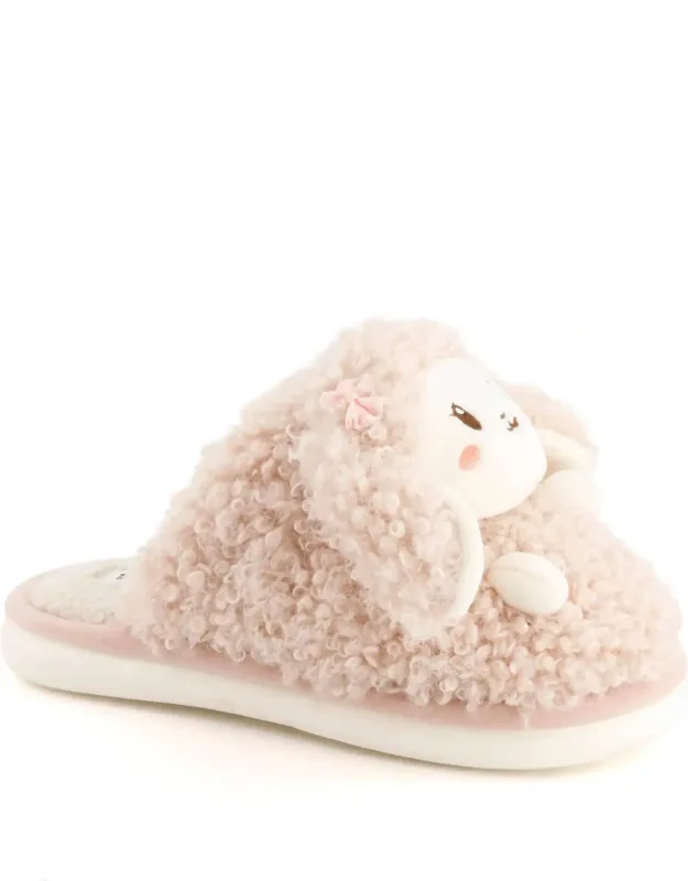 Cozy Bunny Slippers With Plush Faux Fur