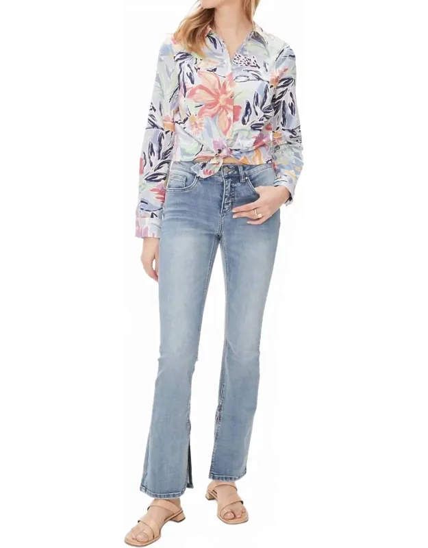 Olivia With Slits Bootcut Jeans