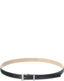 Khaite Manhattan Leather Belt - Silver-tone Hardware, Pin Buckle Closure