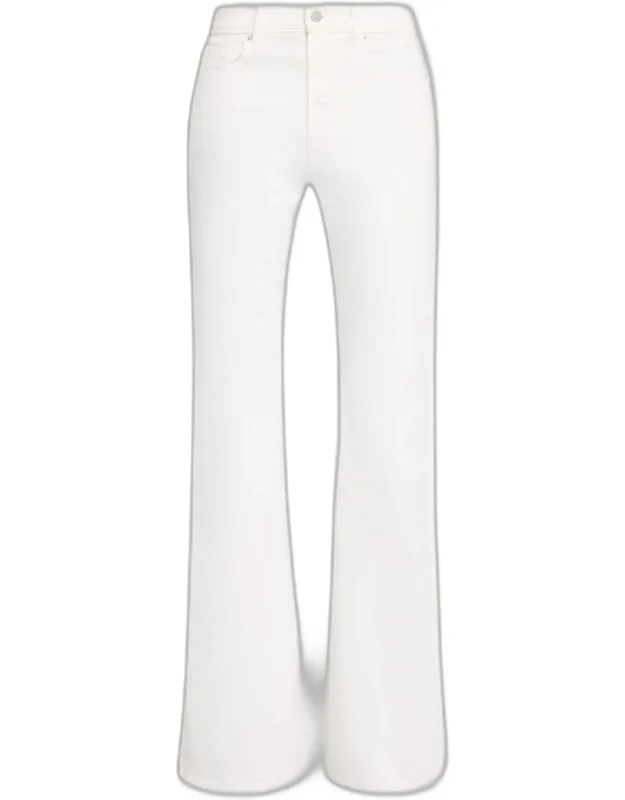 Crosbie Mid-rise Slim Wide-leg Jeans