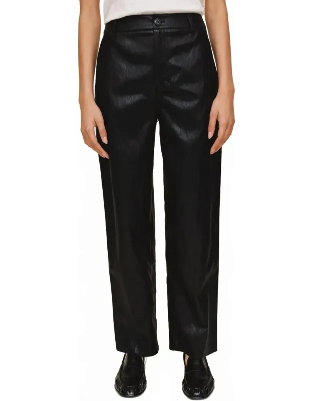 Faux Leather Pants
