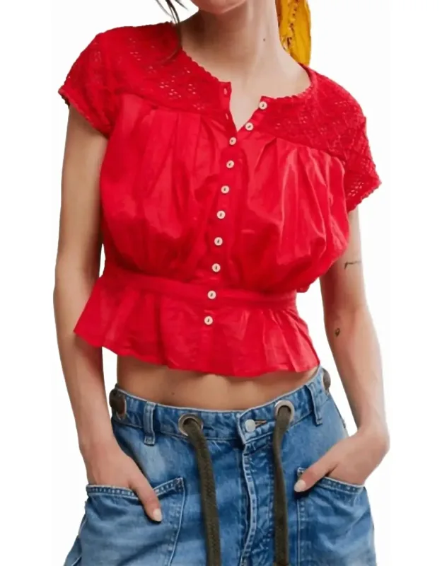 Embroidered Top