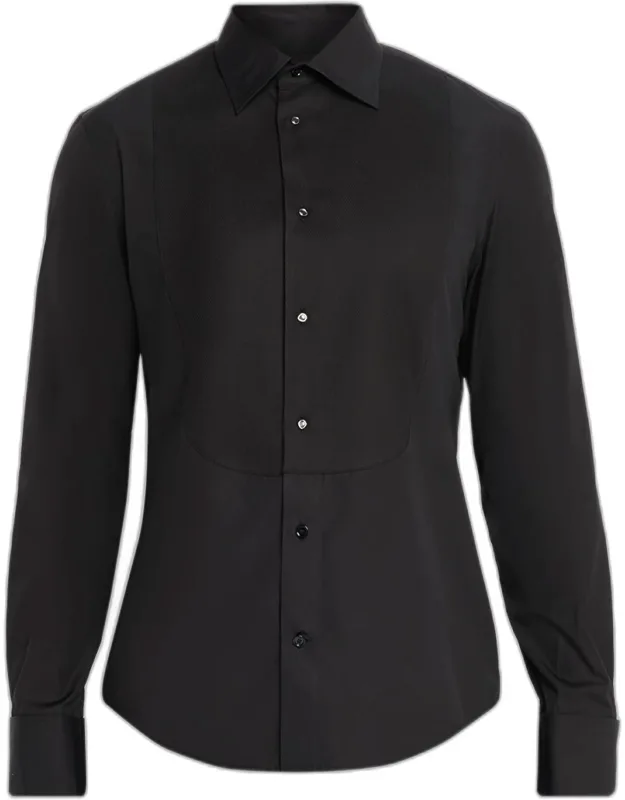 Slim Fit Cotton Tuxedo Shirt