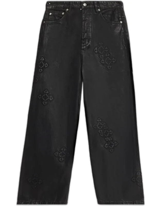 Maxx Black Denim Straight-leg Jeans