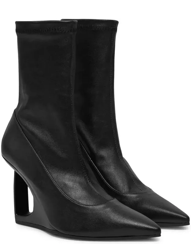 Open Heel Booties