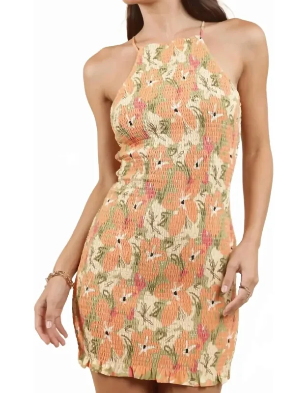 Smocked Mini Dress