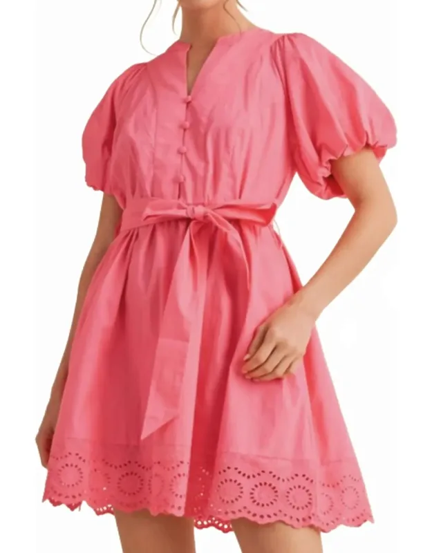 Puff Sleeve Dress